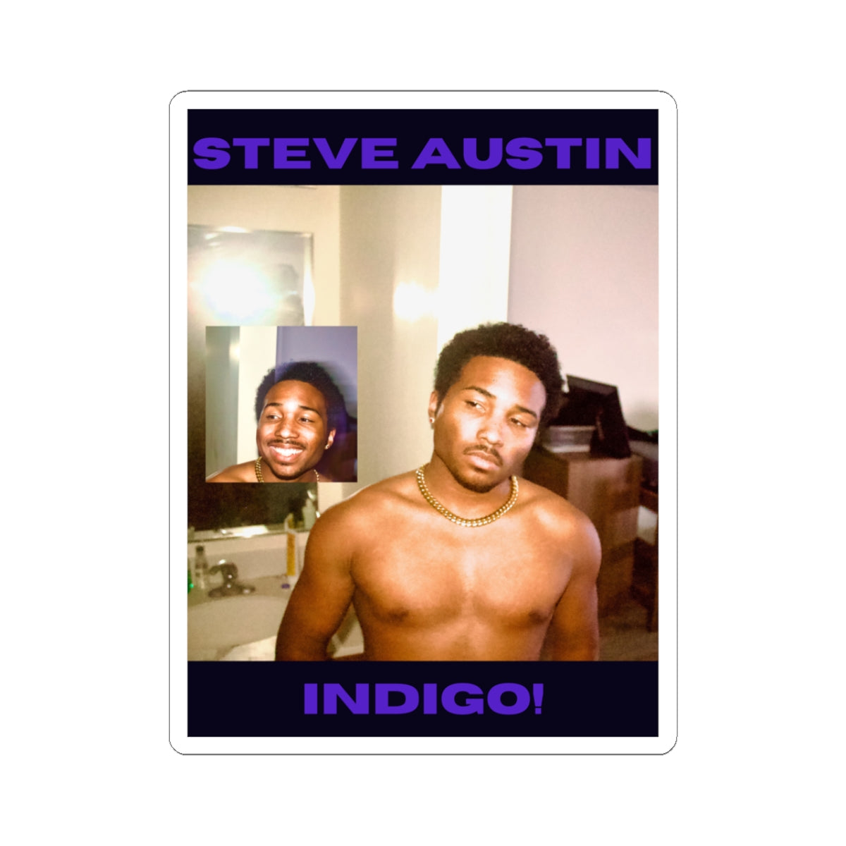 Indigo! Steve Austin Kiss-Cut Stickers