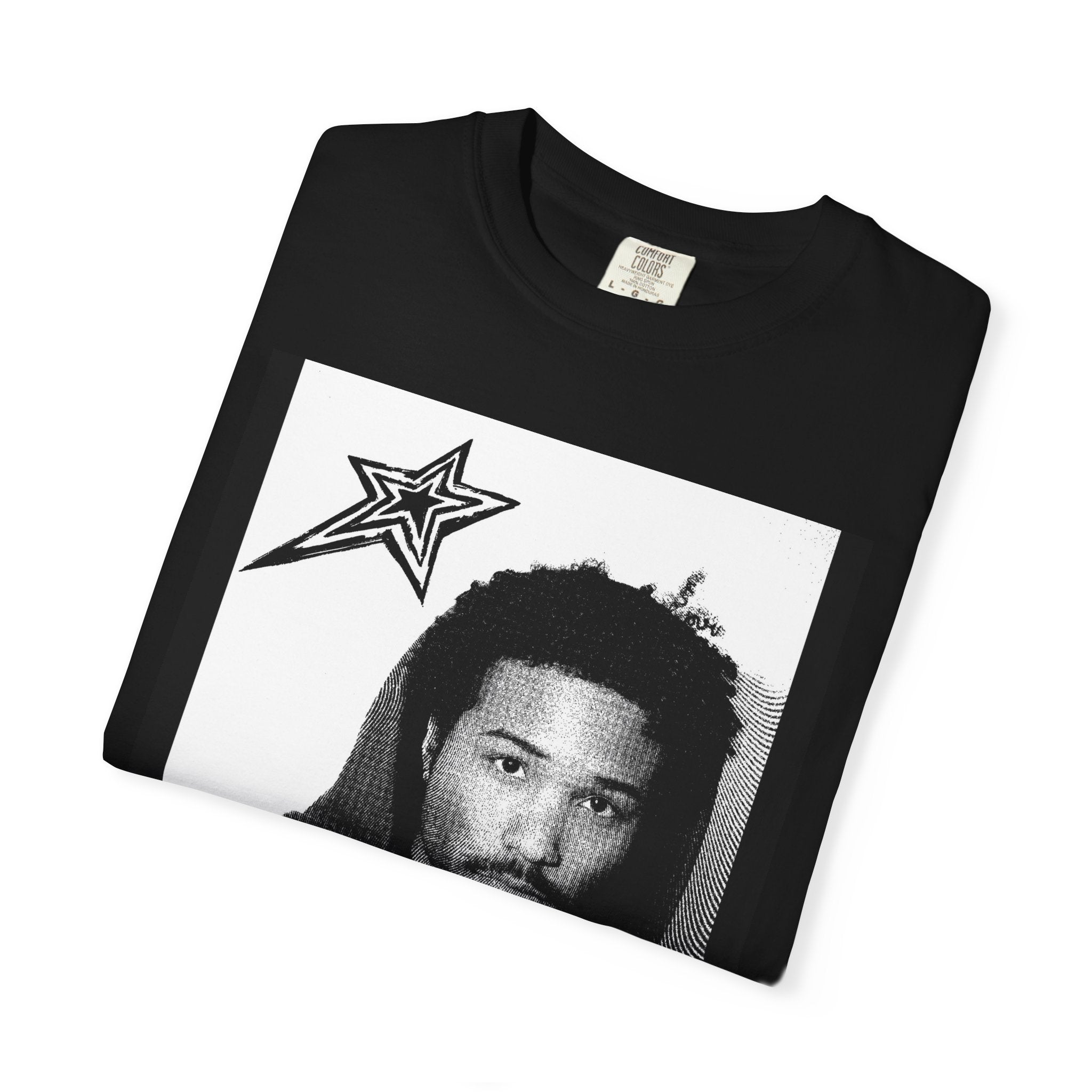 Indigo! Graphic Portrait T-Shirt — Vintage Skate Photo Print