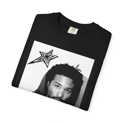 Indigo! Graphic Portrait T-Shirt — Vintage Skate Photo Print